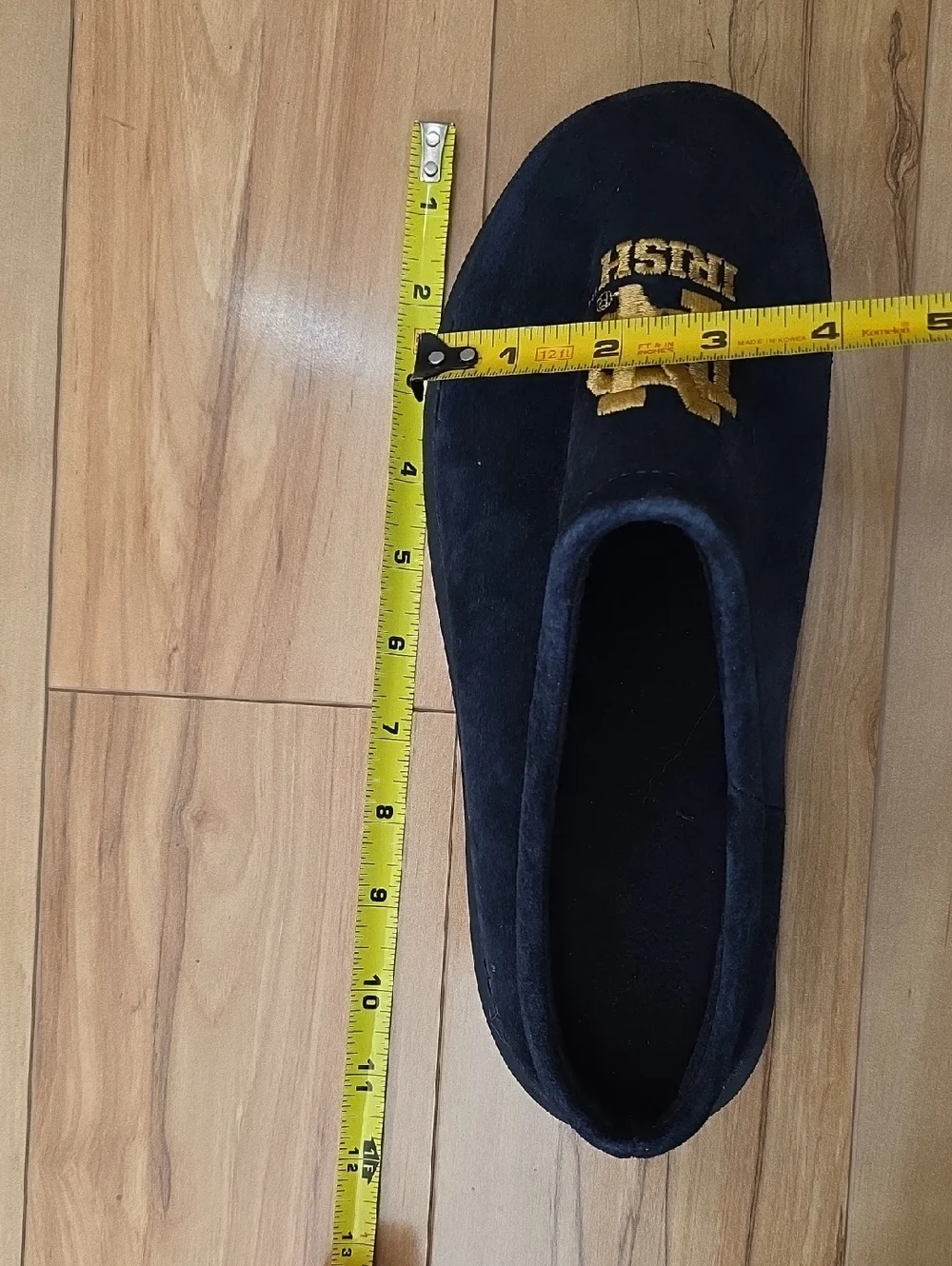 Hush Puppies Notre Dame Slippers Navy Suede Mens 9 NWT